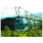 Aerial passenger and material ropeway